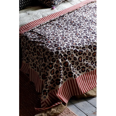 Doing Goods Памучно покривало Doing Goods Leopard Single 220 x 140 cm (1.40.30.085.070.4)