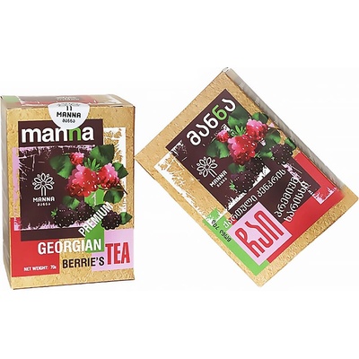 Manna gruzínský ovocný čaj Lesní plody sypaný 70 g