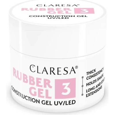 Claresa stavebný gél Rubber 3 45g