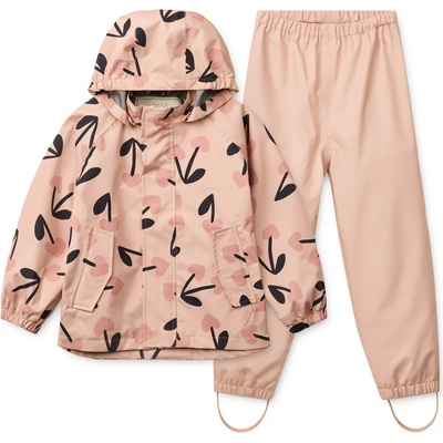 LIEWOOD Детска грейка LIEWOOD Kid's Pedia Rainwear Set Rain set - Mega Cherry Heart / Rosey Mix - размер 128 (EU) (702-5859-0215)