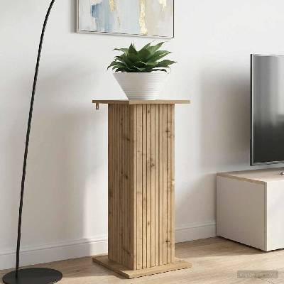 vidaXL Стойка за растения Дъб артизан 30, 5 x 30 x 80, 5 см (899778)