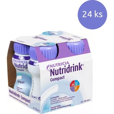 Nutridrink Compact Protein s neutrálnou príchuťou 24 x 125 ml