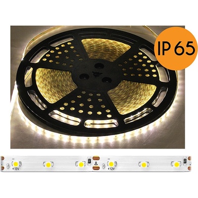 PS ECO LED lano IP65 studené bílé světlo 60 diod m 25m bílý substrát SMD2835.
