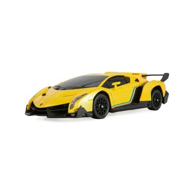 Lamborghini Veneno RC Drift Car 4WD LED RTR licencované žluté 1:18