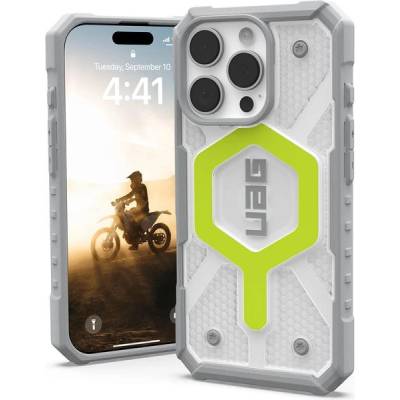 Гръб UAG Pathfinder Clear Magsafe за iPhone 16 Pro - Active Neon (840283914720)