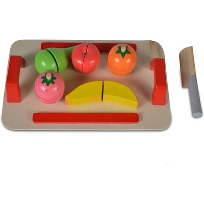 Moni Toys Дървена дъска за рязане плодове 4306