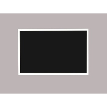 Toptabule.sk KRT06B Čierna kriedová tabuľa v bielom drevenom ráme 90 x 120 cm / nemagneticky