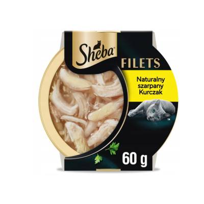 Sheba Filets - мокра храна за котки с пилешко месо в сос 60г