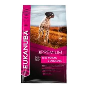 EUKANUBA Working & Endurance - Пълноценна суха храна за кучета нуждаещи се от повече енергия, 15 кг