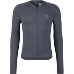 Stoic Мъжка фланелка с дълъг ръкав за колоездене Stoic DalslandSt. Gravel Jersey L/S Cycling jersey - Ink Grey - размер XXL (056-4251-0215)