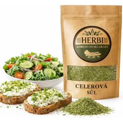 Herbi Zelerová soľ, 50 g aromatická soľ do šalátov a nátierok