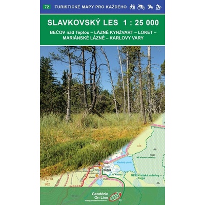 Slavkovský les - turistická mapa