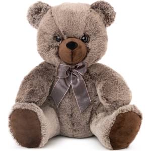 Амек Тойс Плюшена играчка Амек Тойс - Мече, кафяв меланж, 43 cm (010170-2) - ozone
