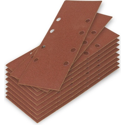 DEMA Brúsny papier pre vibračnú brúsku 93x230 mm K80, 10 ks