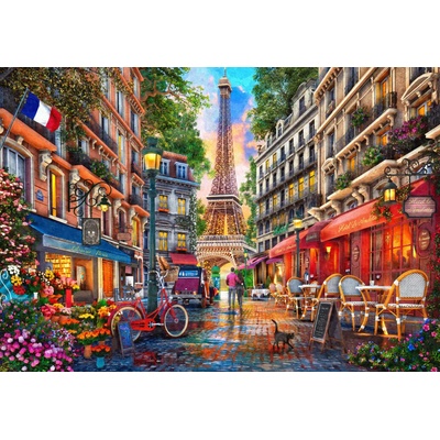 Bluebird Puzzle - Puzzle Davison: Paris Street - 1 000 piese
