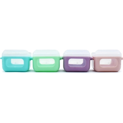 Melii Комплект контейнери за храна Melii - Snap & Go, 4 x 118 ml (ML23805)