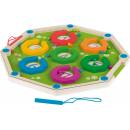 Montessori Playtive Dřevěná výuková hra - počítání (magnetický labyrint)