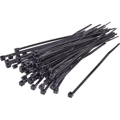 TRU COMPONENTS TC-BT-400-7.6-UVB stahovací pásky 400 mm 7.6 mm černá Stabilní vůči UV záření 100 ks