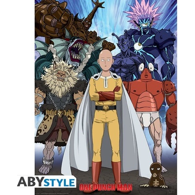 ONE PUNCH MAN - Poster Chibi 52x38 - Saitama vs Vilains, GBYDCO040