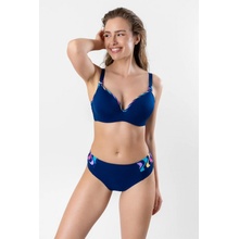 Timo 842637 dvojdielne plavky BeautyBra so skrytými kosticami modrá tmavo