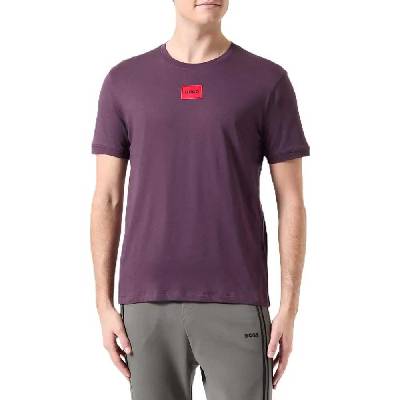 Тениска HUGO Diragolino212 short sleeve T-shirt - Purple (Open Purple)