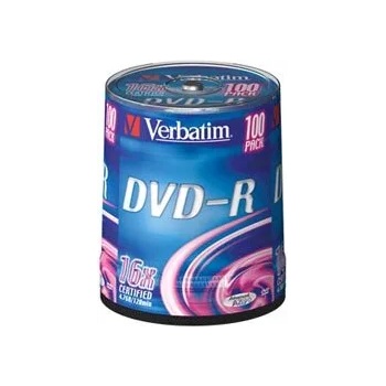 Verbatim DVD-R 4, 7GB 16X Cake 100 броя