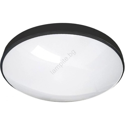 Baterie Centrum Led Плафон за баня circle led/12w/230v 4000k Ø 25 см ip44 черен (bc0473)