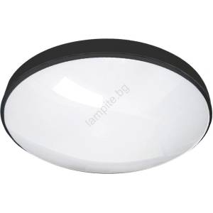 Baterie Centrum Led Плафон за баня circle led/12w/230v 4000k Ø 25 см ip44 черен (bc0473)
