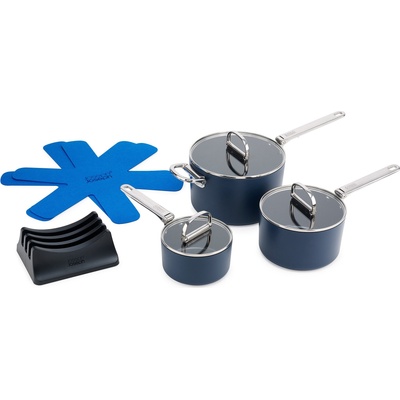 Касероли в комплект от 3 бр. с капак с керамично покритие подходящи за индукционен котлон Space - Joseph Joseph (1571444_45049)