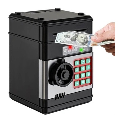 POKLADNIČKA TREZOR BANKOMAT NA PŘÍSTUPOVÝ KÓD BANKOVKY – Zboží Dáma