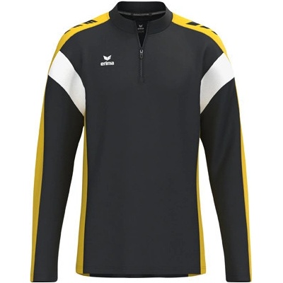 Erima Celebrate 125 mikina 1/2 zip dětská černá žlutá