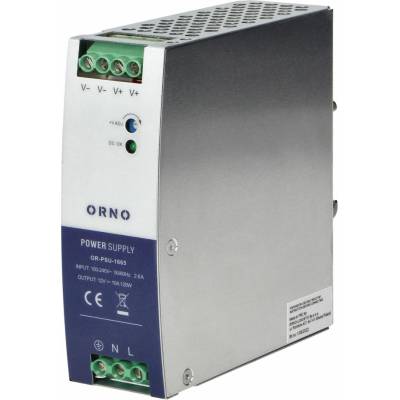 ORNO 24V Zdroj na DIN lištu DC, 10A, 120W