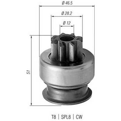 MAGNETI MARELLI Pastorek, startér 940113020176