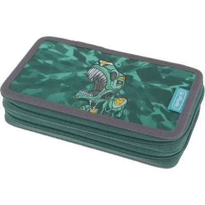 Herlitz Несесер с 23 части, 2 ципа, Heavy Metal - Herlitz