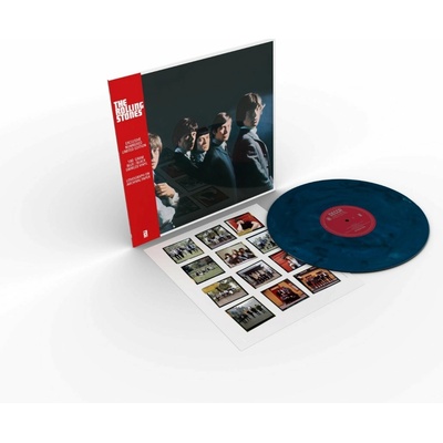 The Rolling Stones Numbered Blue/Black Splatter Vinyl