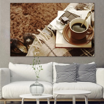 Vivid Home Декоративни панели Vivid Home от 1 част, Кафе, PVC, 35x25 см, №0831