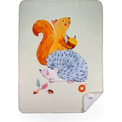 XKKO Detská španielska deka Lux Squirrel