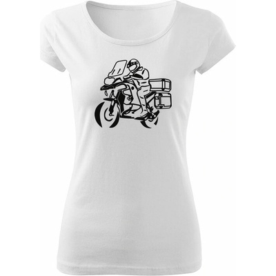 Tričko BMW R1200 ADV dámske tričko Biela