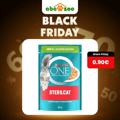 PURINA ONE STERILCAT mini filetky s morkou a zelenými fazuľkami v šťave 85 g