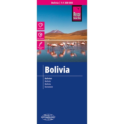 mapa Bolivia Bolívie 1:1,3 mil.
