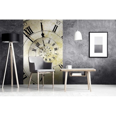 Dimex MS-2-0272 vliesová fototapeta na zeď Špirálové hodiny rozmery 150 x 250 cm