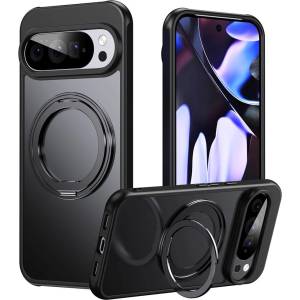 Google Pixel 10 Pro XL Калъф - Магнитен, Стойка, PC+TPU, 2 цвята