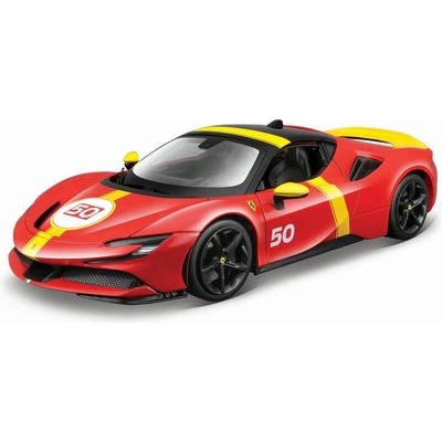 Bburago Ferrari SF90 Stradale Asseto Fioranočervená 1:18