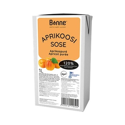 Bonne ovocné pyré 100% marhuľa 1 l