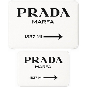 Mila Home Бели кадифени килими за баня в комплект 2 бр. 60x100 cm Prada - Mila Home (HKG-PRD-Paspas001)