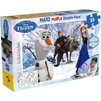 Liscianigiochi oboustranné 46850 Frozen Ledové království 35 dílků