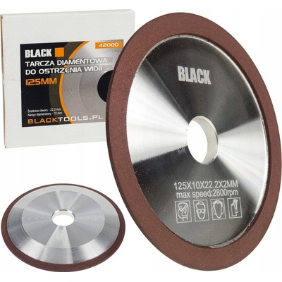 Black Kotouč na ostření 125 x 10 x 22 mm 42000