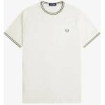 Fred Perry Тениска Fred Perry Twin Tipped T-Shirt - Lt Ecru Y54