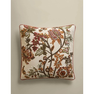 Marks & Spencer Възглавница от чиста памучна материя с цветна бродерия Marks & Spencer екрю Marks & Spencer | Bezhov | Home | ЕДИН РАЗМЕР