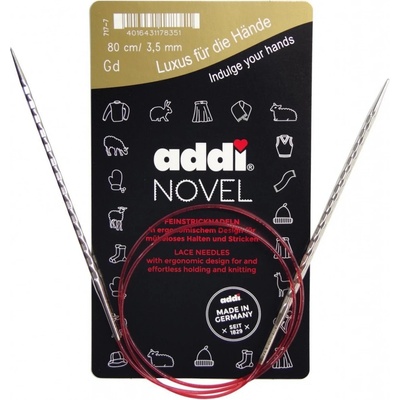 Addi Kruhové jehlice Novel 80 cm / 2,0 mm – Zboží Dáma